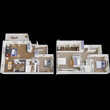 3 Bedroom / 2.5 Bathroom Silver 3008 floor plan